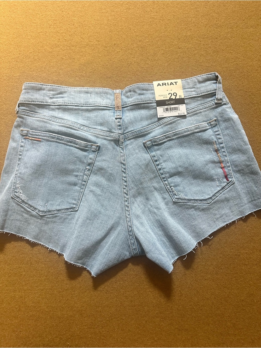 Ariat Light Blue Denim Cutoff Shorts